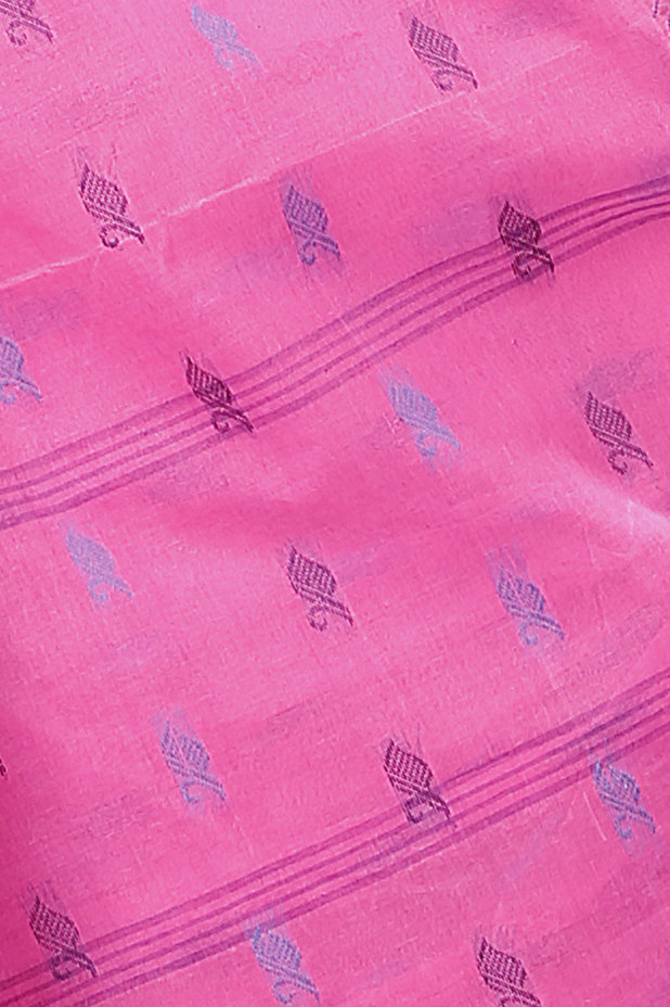 Pink Pure Cotton Rothika Tant Saree (965)